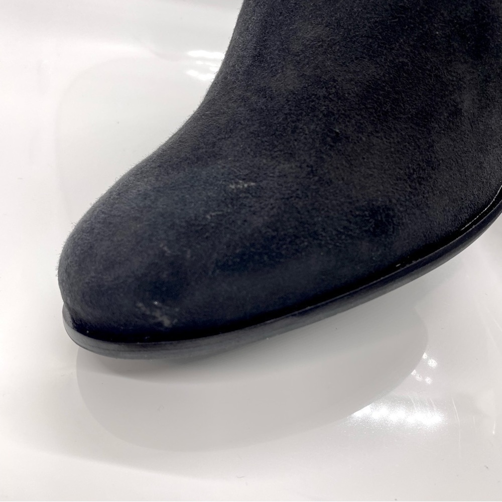 faith Mule Black Suede Round Toe 8 - Picture 7 of 8